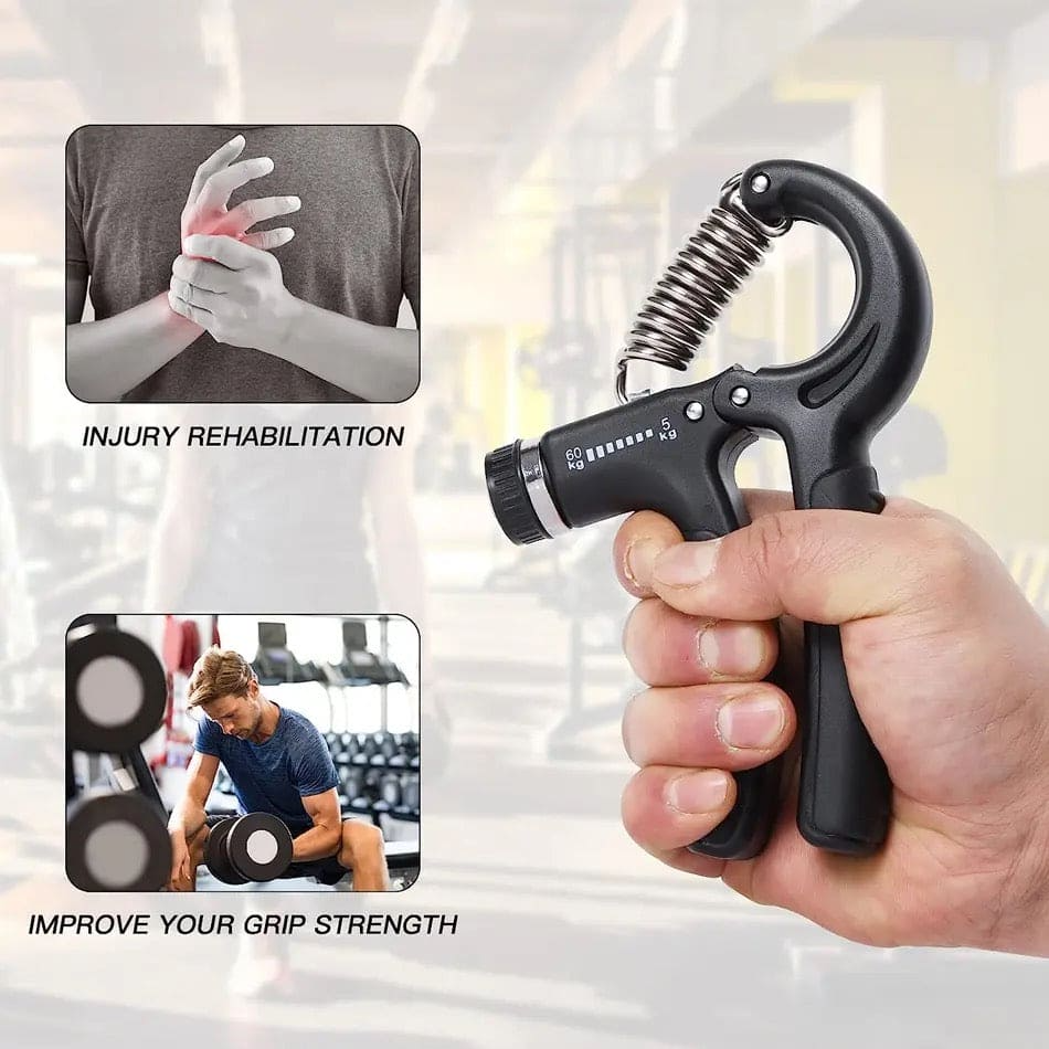 Adjustable Hand Gripper for Forearm, Finger, and Grip Strength Training