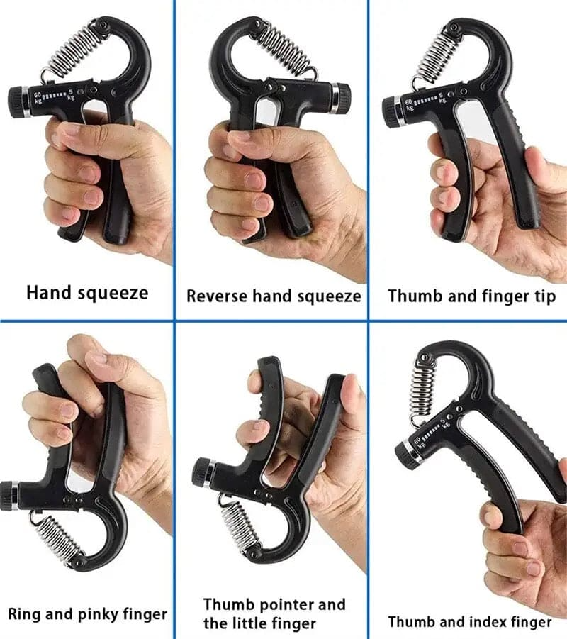 Adjustable Hand Gripper for Forearm, Finger, and Grip Strength Training