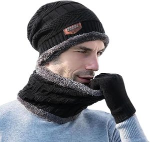 🧣 2-in-1 Winter Beanie &amp; Neck Warmer Combo