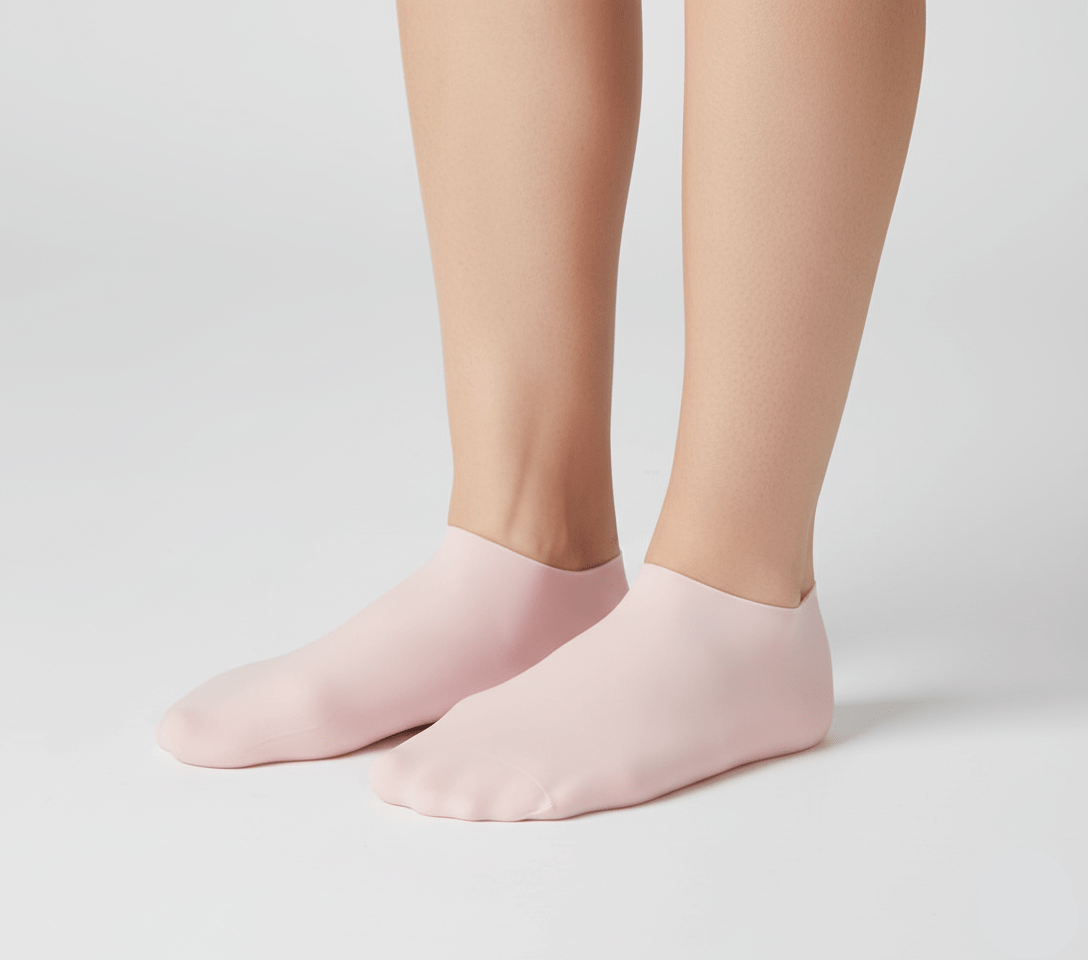 Buy 1 Pair + Get 1 Pair FREE = 4 Pcs Silicone Moisturizing Heel Socks