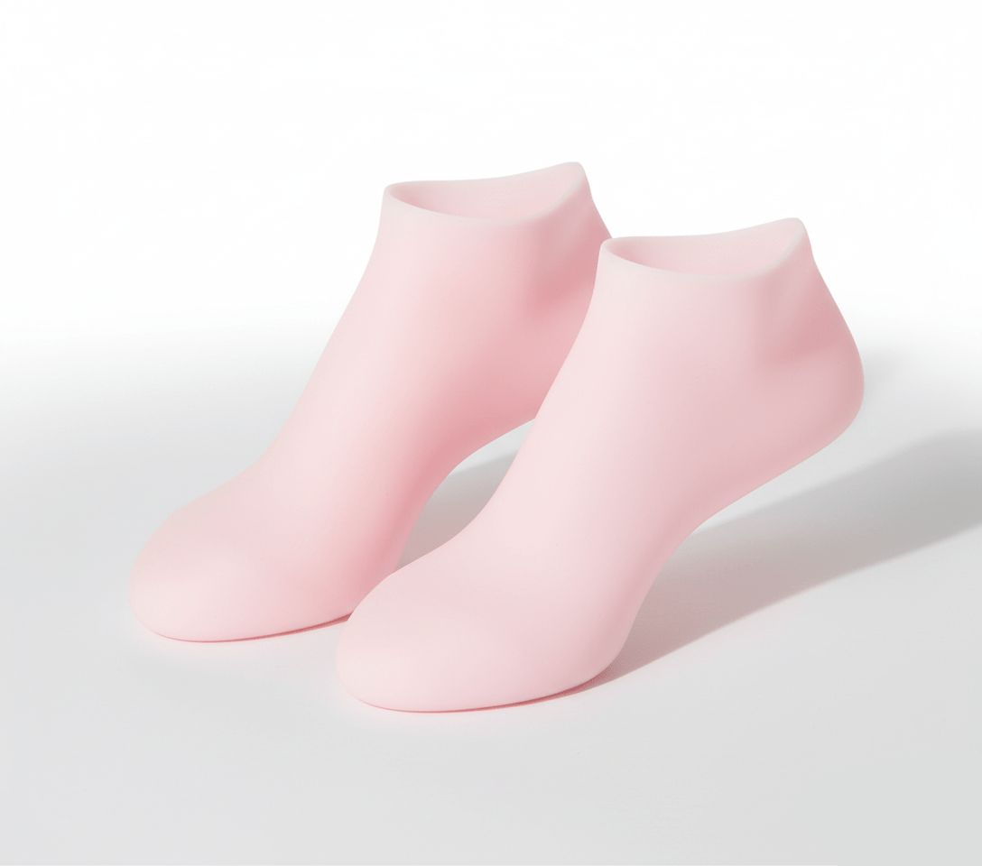Buy 1 Pair + Get 1 Pair FREE = 4 Pcs Silicone Moisturizing Heel Socks