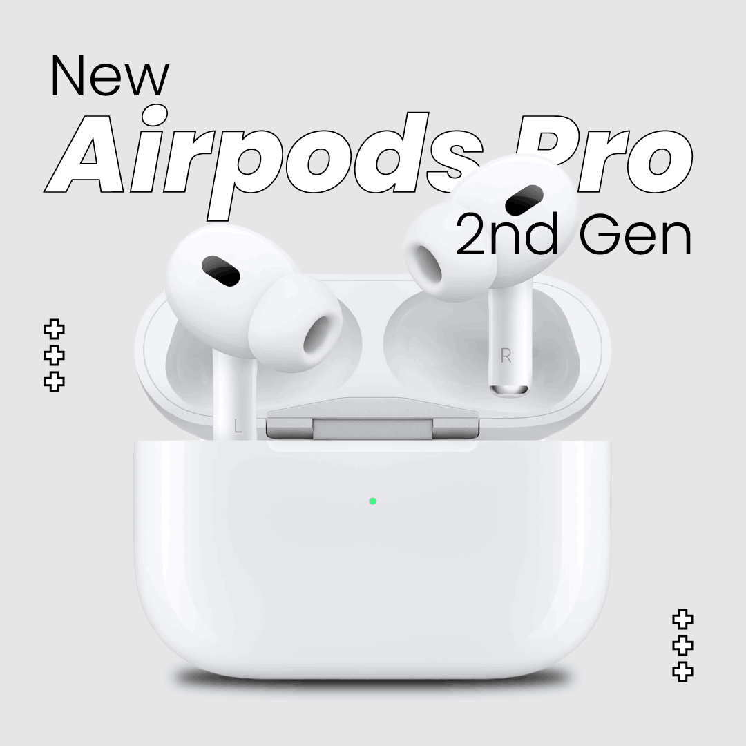 Apple AirPods Pro 2nd Generation Wireless Earbuds with Charging Case