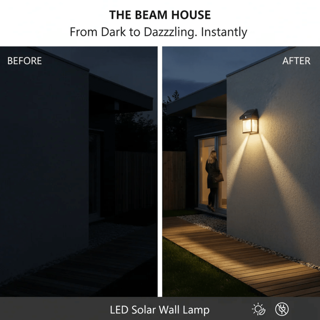 Solar Glow™ Motion Sensor Wall Light