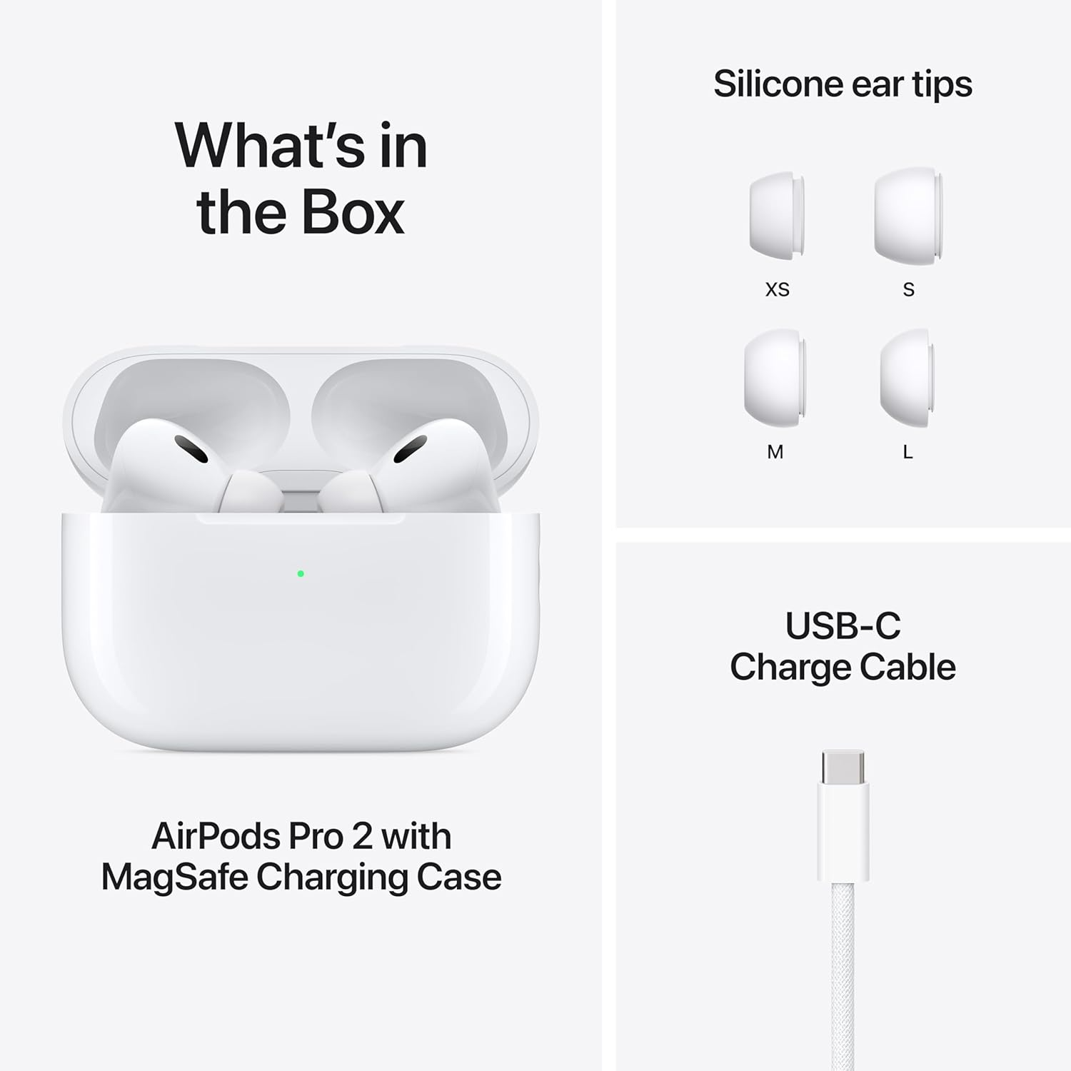 Apple AirPods Pro 2nd Generation Wireless Earbuds with Charging Case