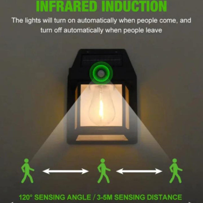 Solar Glow™ Motion Sensor Wall Light