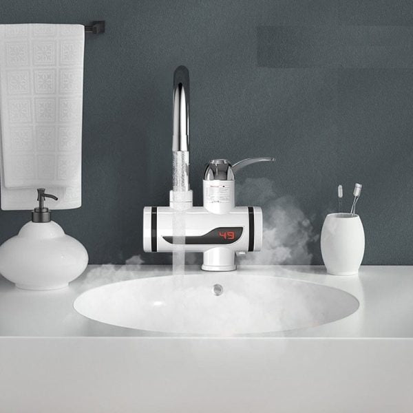 Instant Electric Water Heater Tap – 3000W Stainless Steel