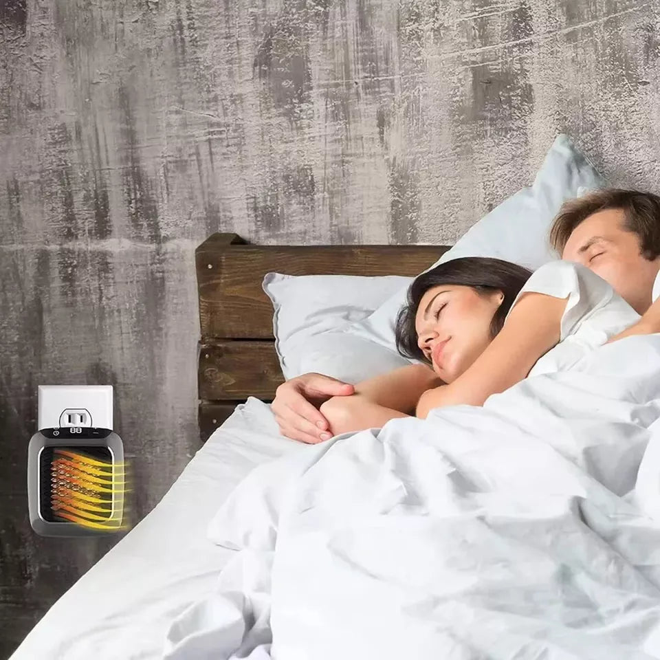 🔥 800W Wall Plug Space Heater – Compact, Powerful &amp; Safe